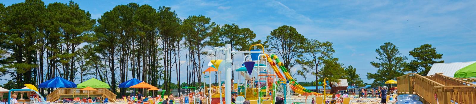 Chincoteague Island KOA Water Park Map | Maui Jack's